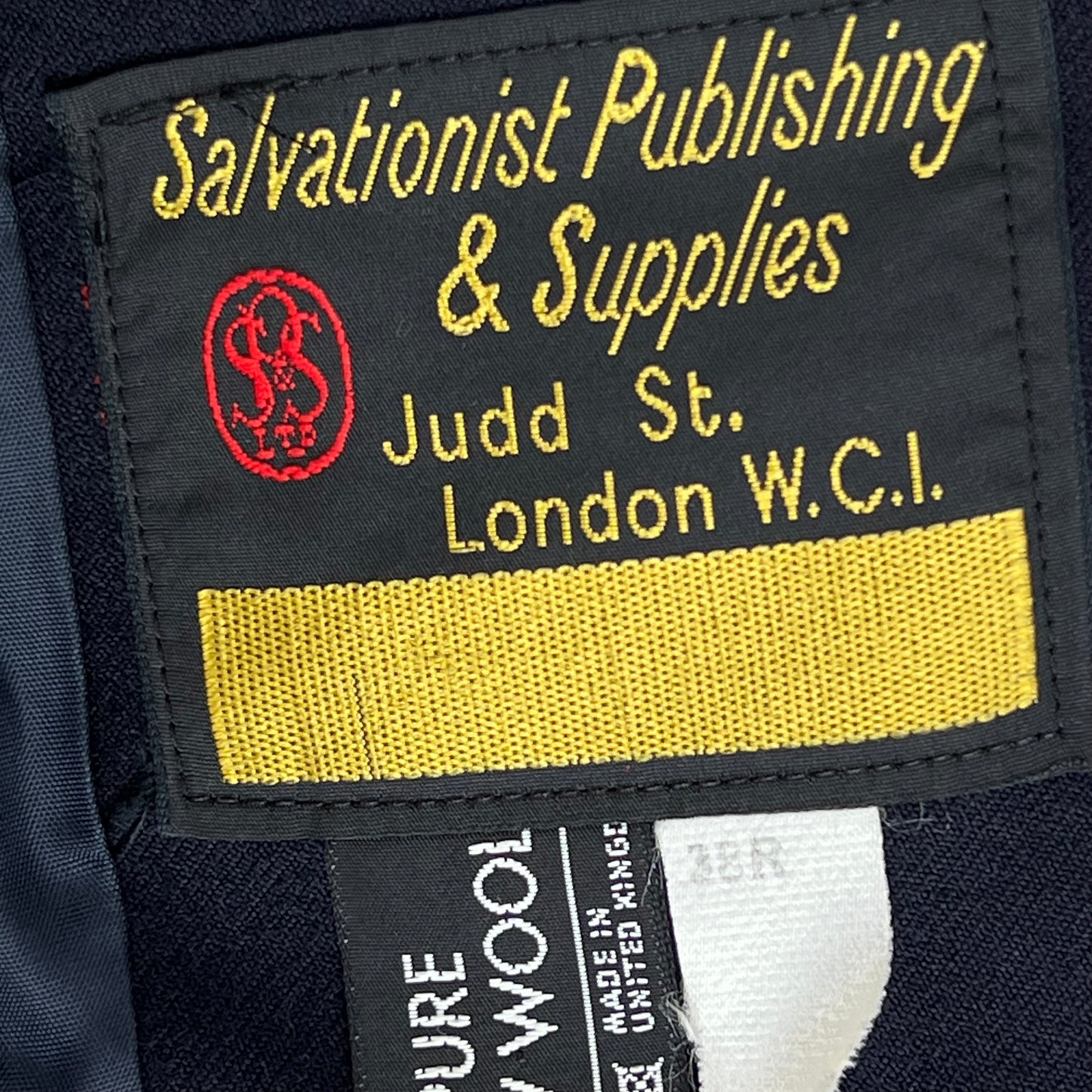 British Salvation Army Women's Ceremonial Dress Jacket - Medium