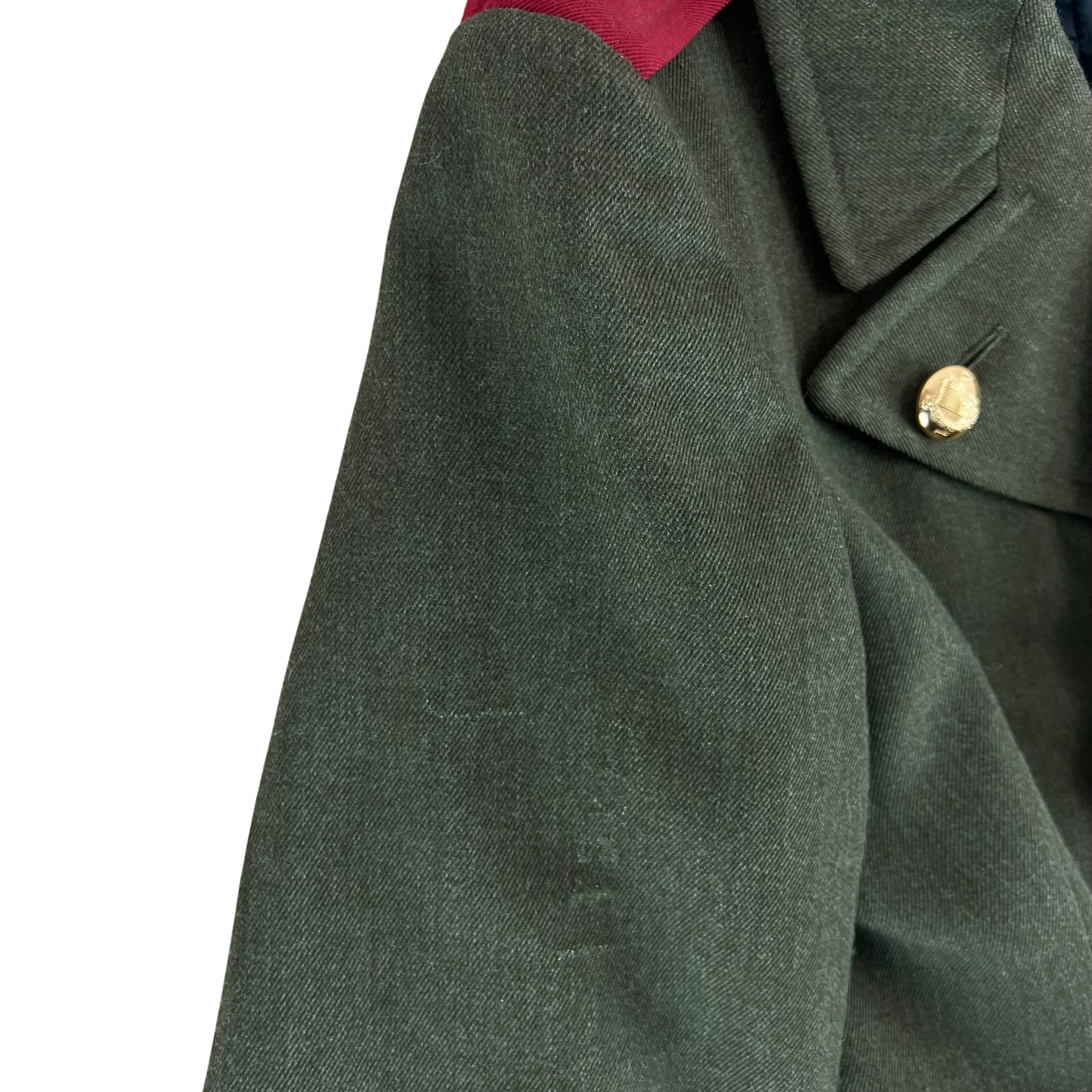 Irish Army 1980's Moss Green Greatcoat - Medium