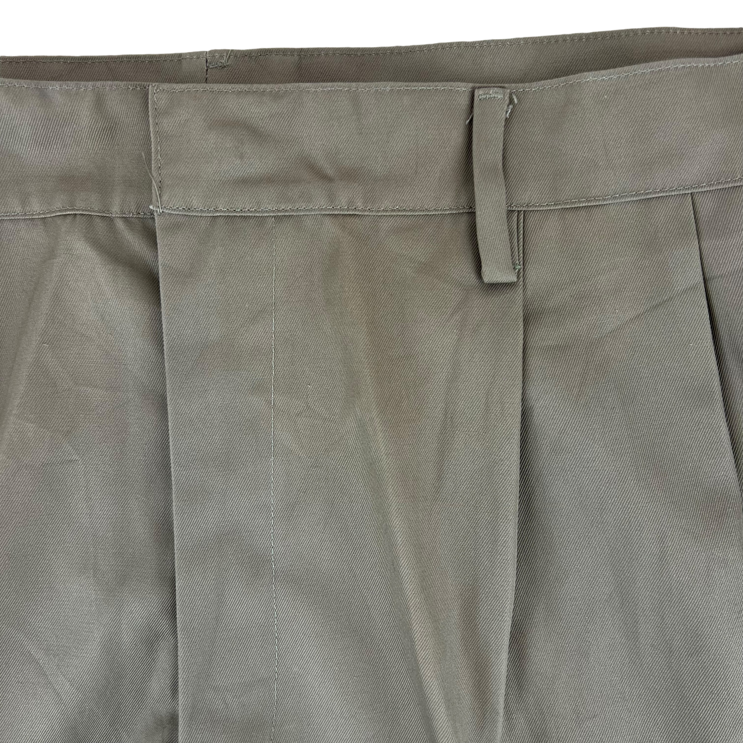 Italian Army Vintage Stone Chino Shorts - W37 L18