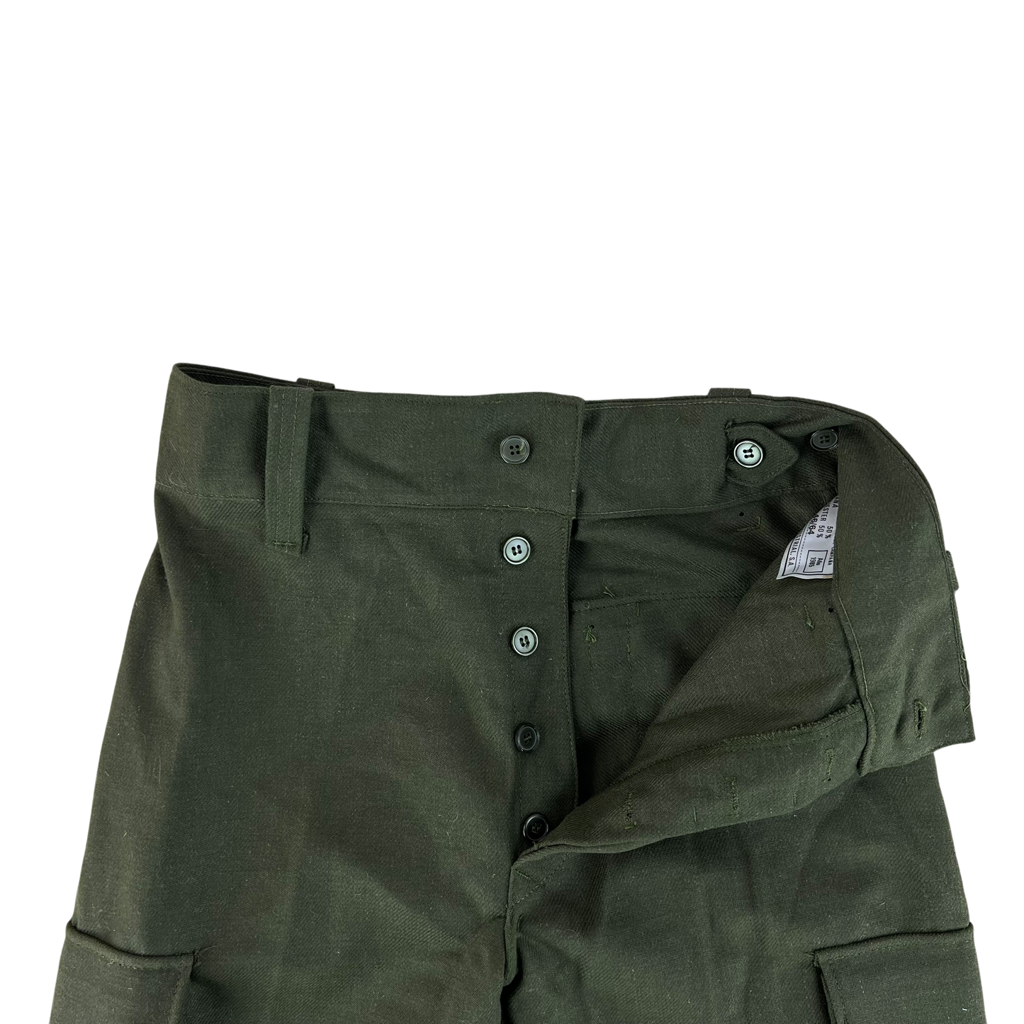 Spanish Army 80s Womens Winter Wool Blend Field Trousers - W28 L28
