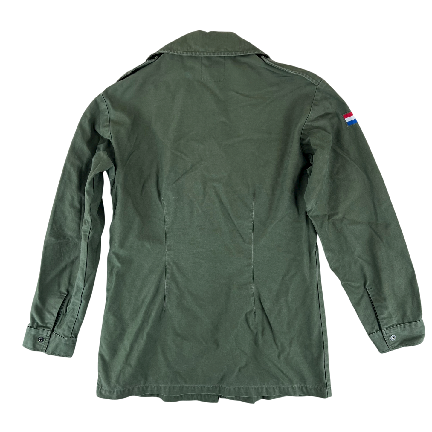 Dutch Army 80s Field Shirt Green Long Sleeve - Medium