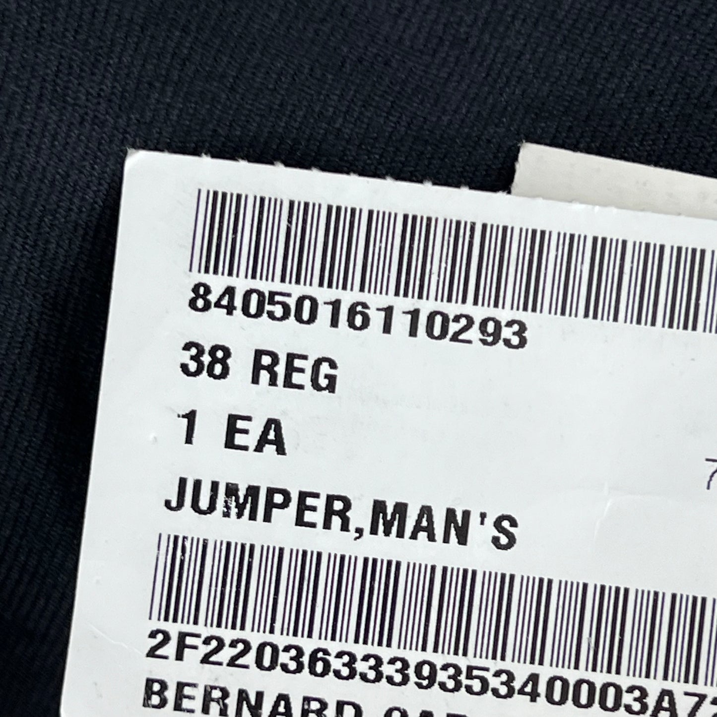 US Navy Sailor's Black Blue Crackerjack Jumper Top - Medium 38R