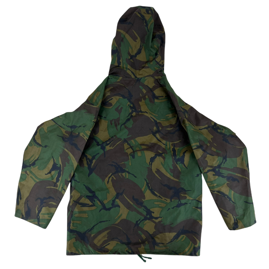 British Army DPM Camo Waterproof PVC Hooded Smock Jacket - Medium 170/90