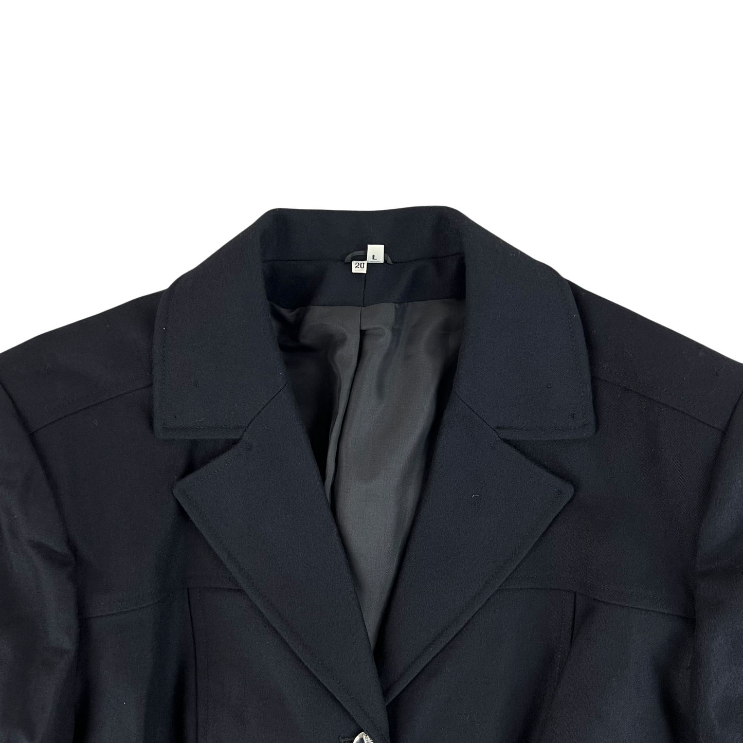 British Police Women's Black Dress Jacket - Large