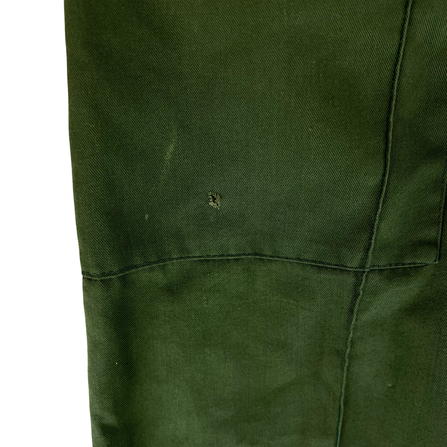 British Army Olive Green Fatigue Work Trousers - W31 L30