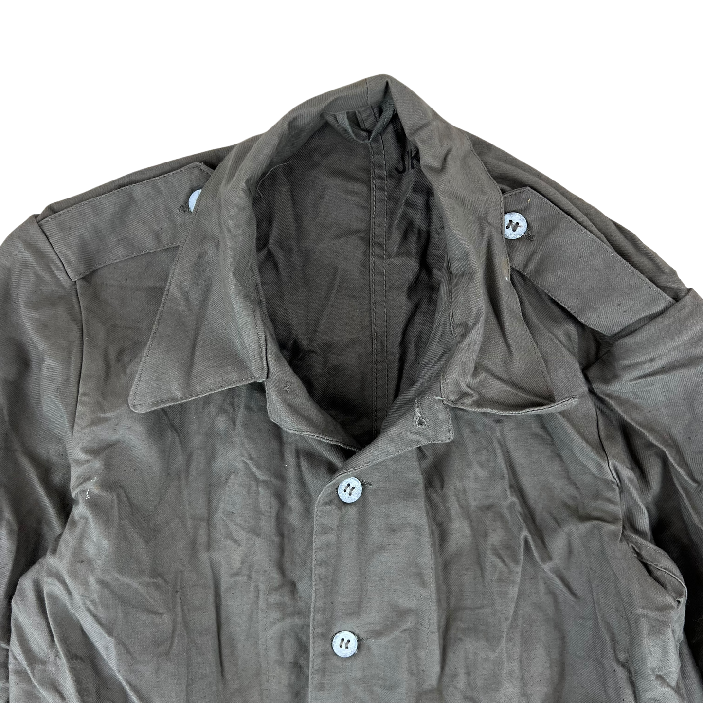 Swedish Army M40 "Grötrock" Brown Work Jacket - Medium