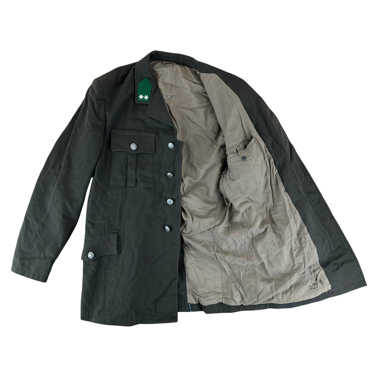Austrian Army 1970's Grey Dress Jacket - Large
