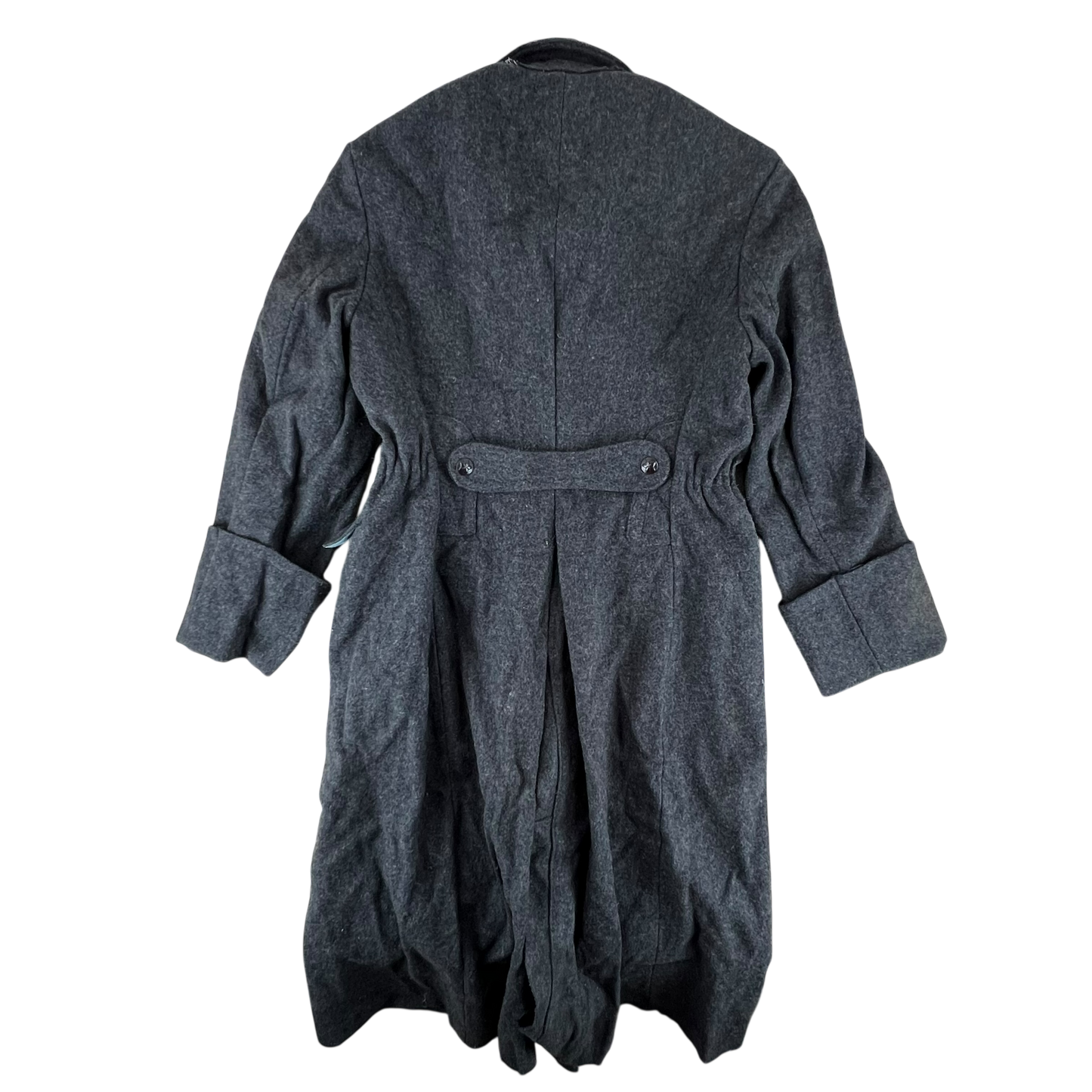 Bulgarian People's Army 80s Grey Wool Greatcoat - Medium