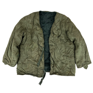 Greek Army M65 Faux Fur Jacket Liner - Medium