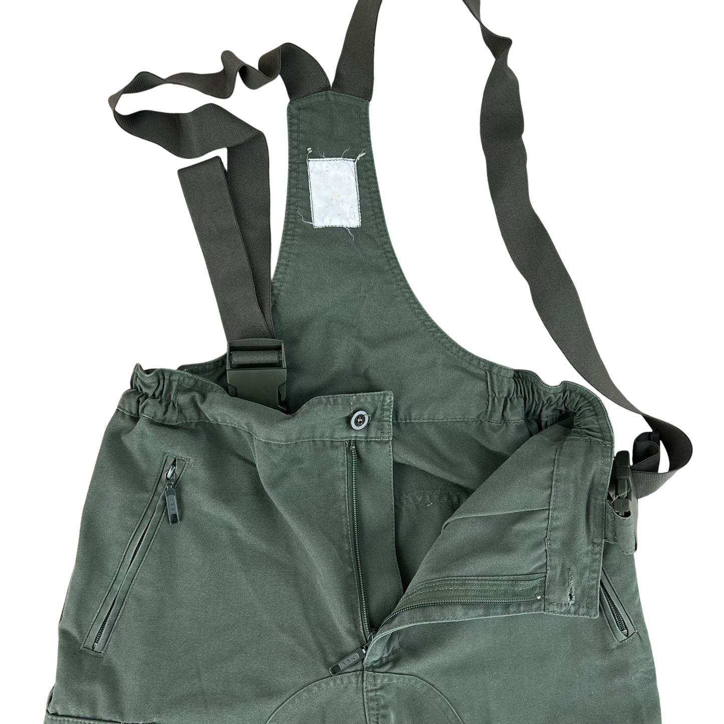 French Army F1 Olive Dungaree Trousers - W30 L27