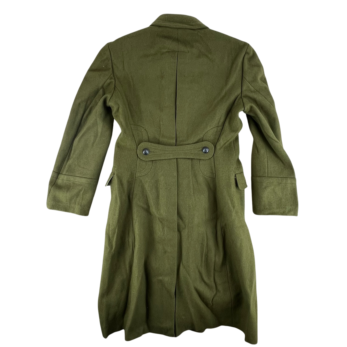 Romanian People's Army 80's Khaki Wool Greatcoat - Medium