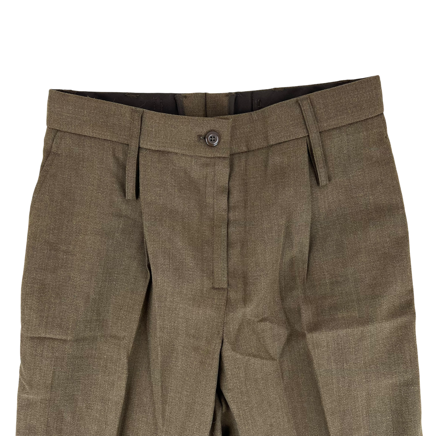 British Army No. 2 FAD Barracks Brown Women's Slacks Trousers - W28 L29