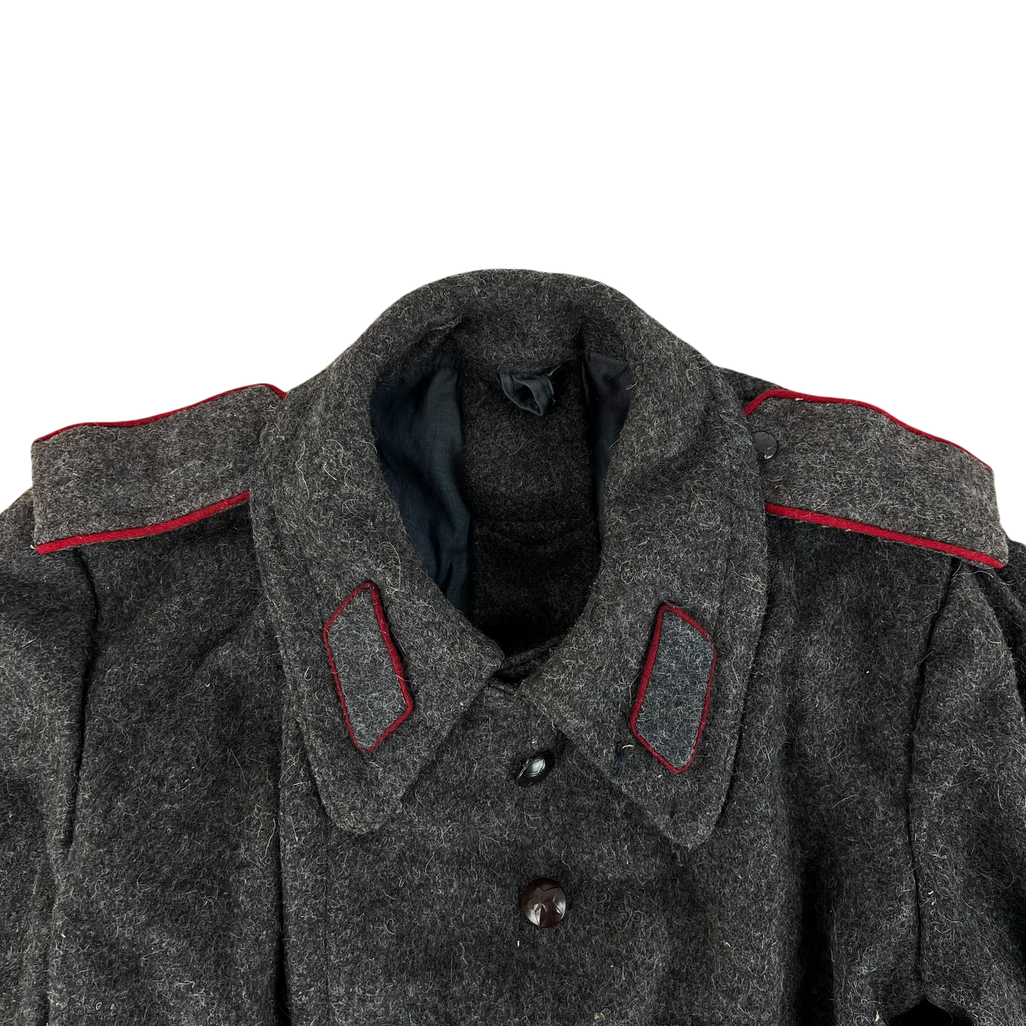 Bulgarian People's Army 60s Grey Wool Greatcoat - Medium