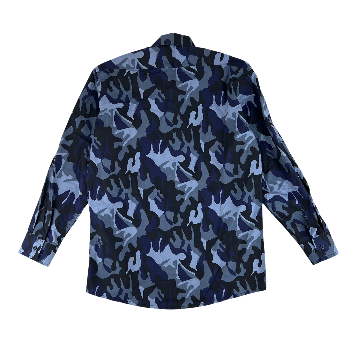 Romanian Army / Police M1990 Blue Leaf Camouflage Long Sleeve Shirt - Medium