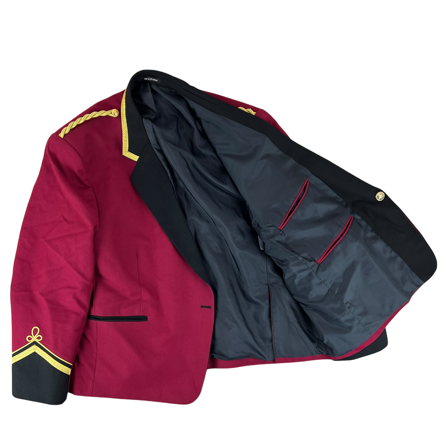 British Army Musician's Burgundy Performance Jacket - XX Large