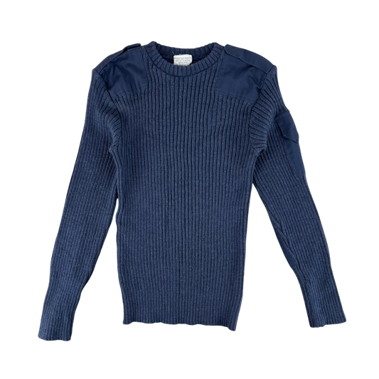 British RAF Wool Crewneck Pullover Jersey Jumper - Large 112cm