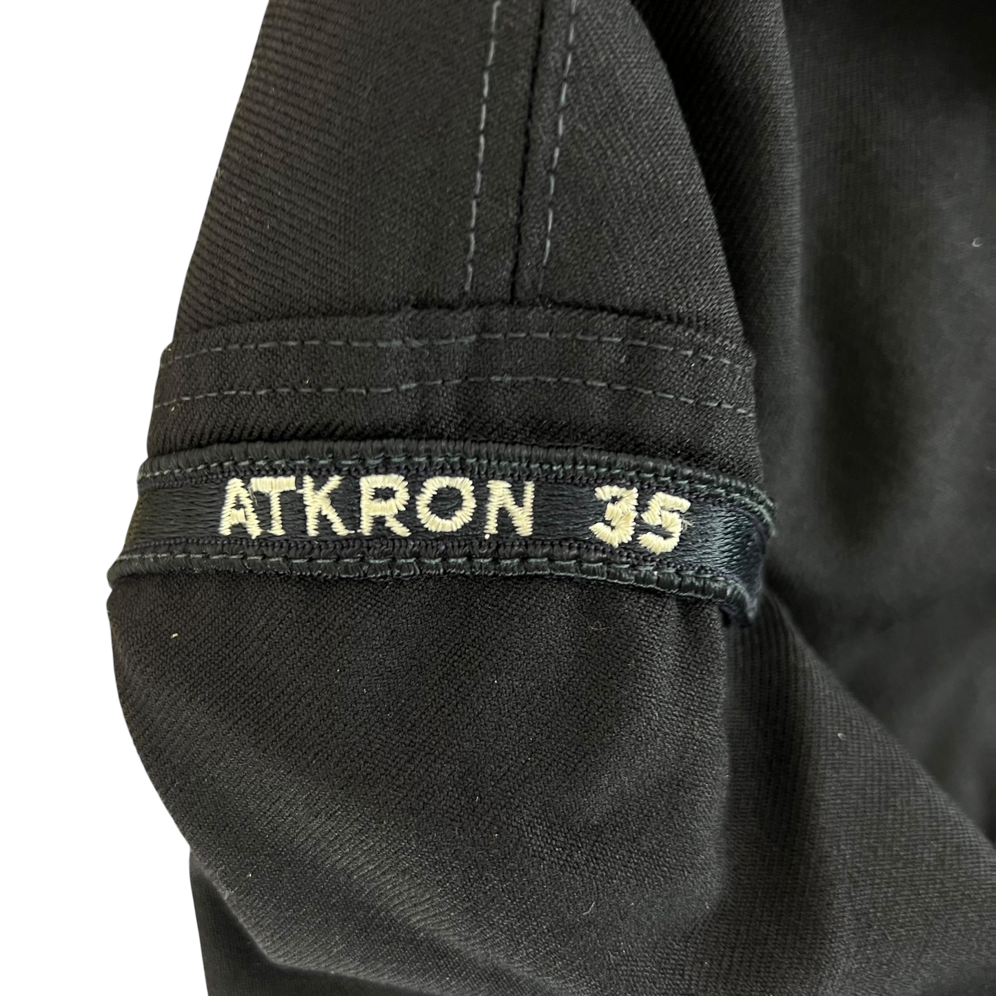 US Navy 60's Sailor's Black Blue Crackerjack Jumper Top - Medium 40XL