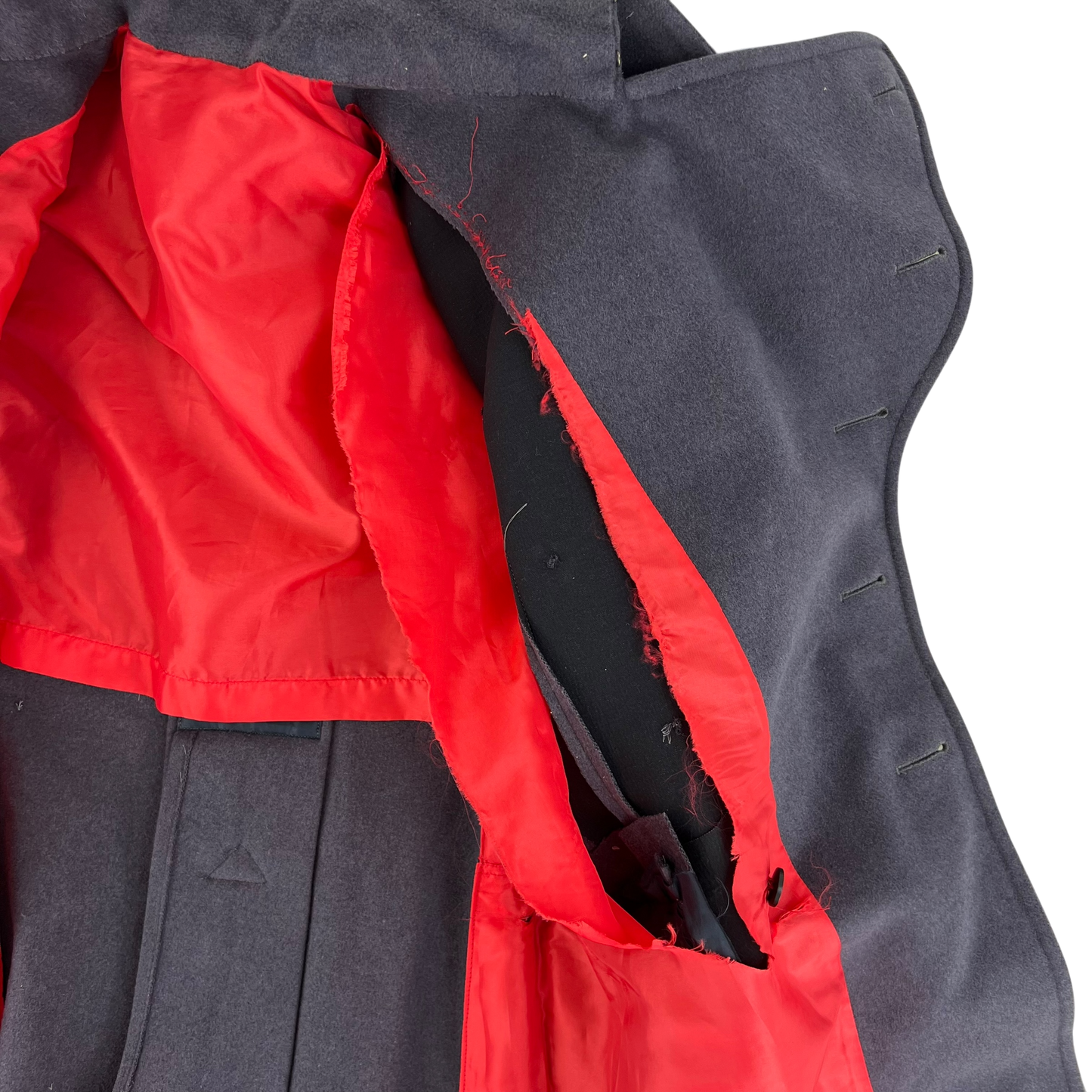 British Army Officer's Double Breasted Wool Greatcoat - Medium