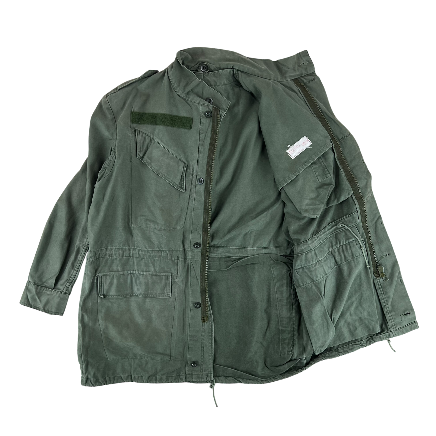 Belgian Army M64 Olive Green Field Jacket - Large