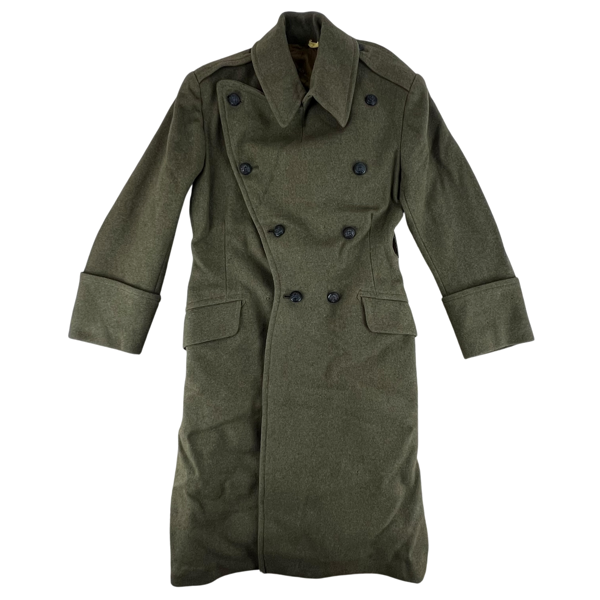 British Army 40s Dismounted 1940 Pattern Greatcoat - KRRC - Medium