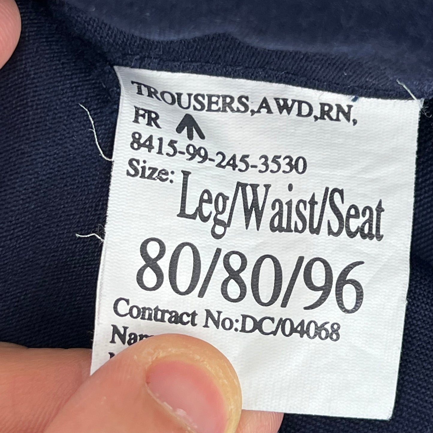 British Royal Navy AWD FR Combat Trousers - W32 L28