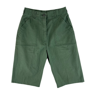 US Army Women's Green Utility Shorts - W26