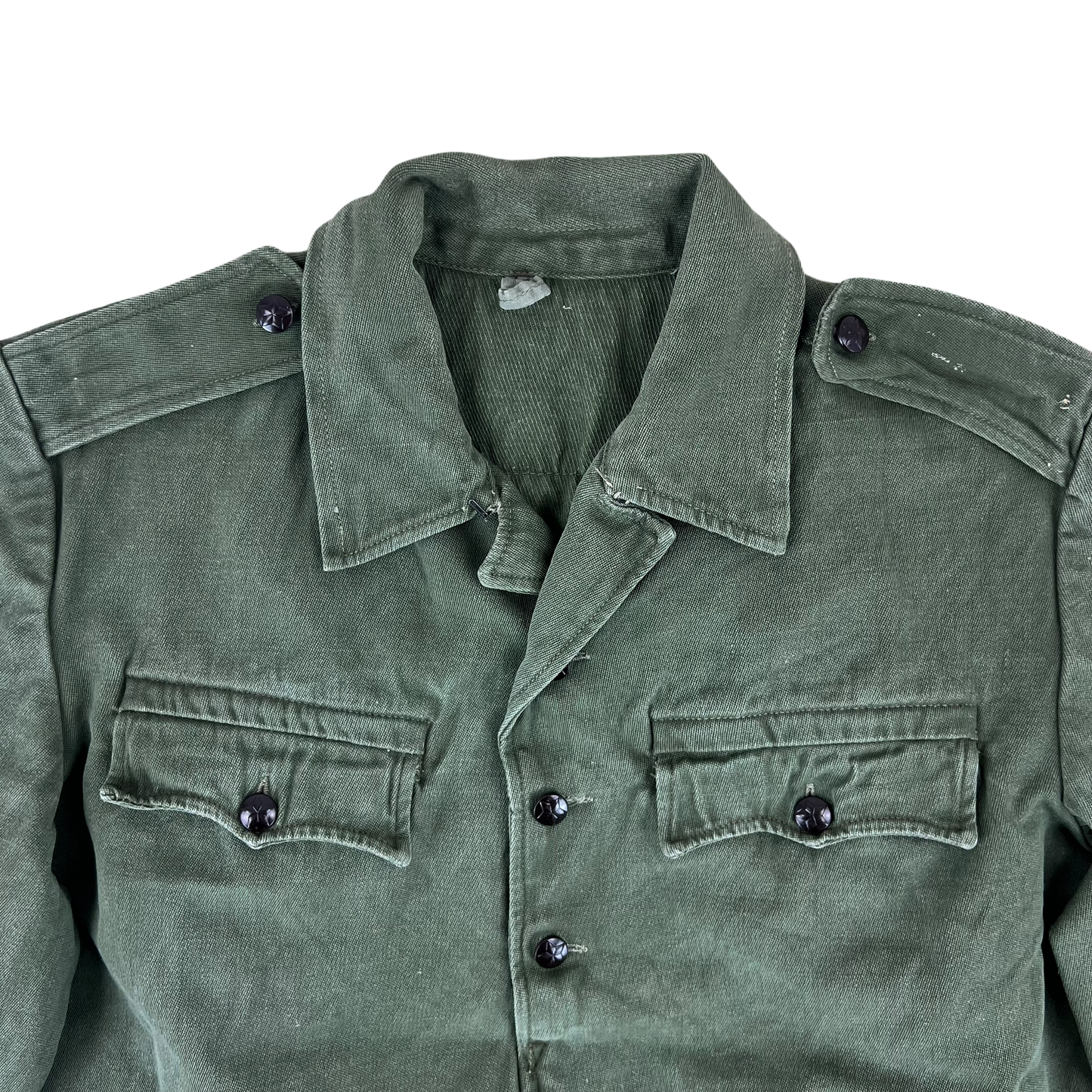 Bulgarian People's Army Olive Green Cossack Shirt - Medium