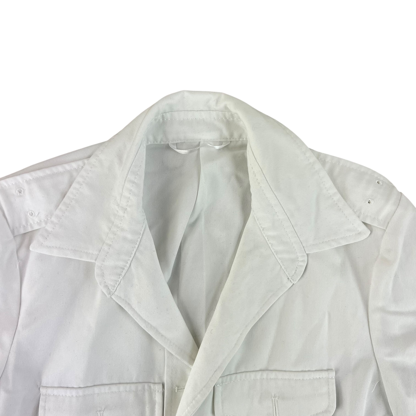British Royal Navy Women's Tropical No. 1BW Bush Jacket w/ Belt - Medium 92L