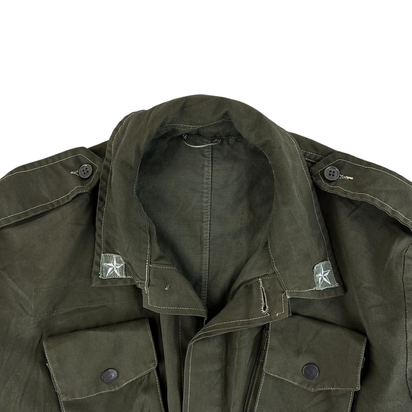 Italian Army Olive Drab Roma 75 Safari Jacket - Medium