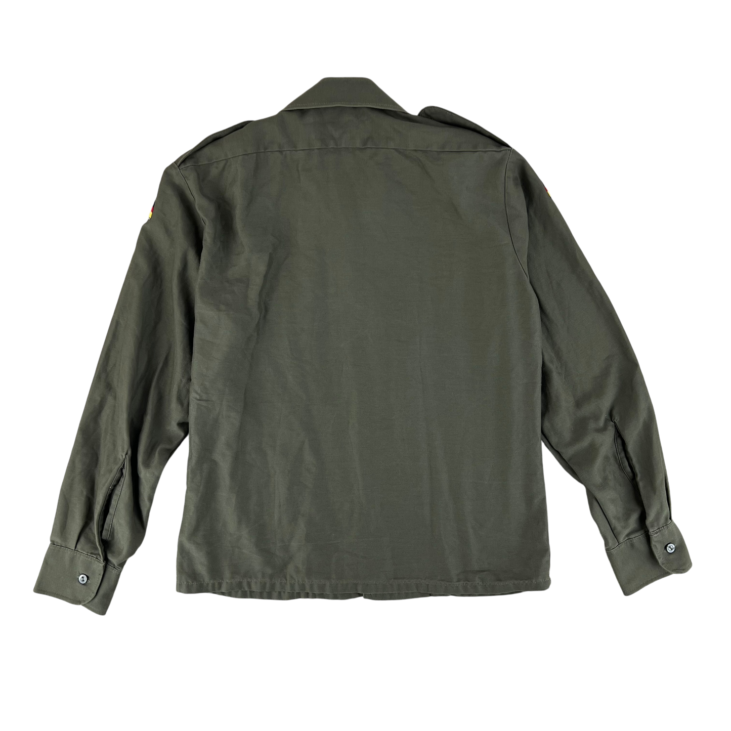 German Army Olive Green Long Sleeve Field Shirt - Medium GrNr 3