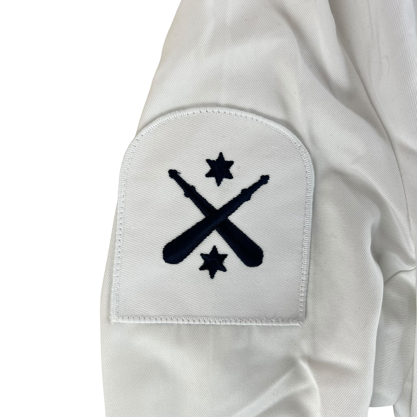 British Royal Navy Class II White Jumper Sailor's Top - Large