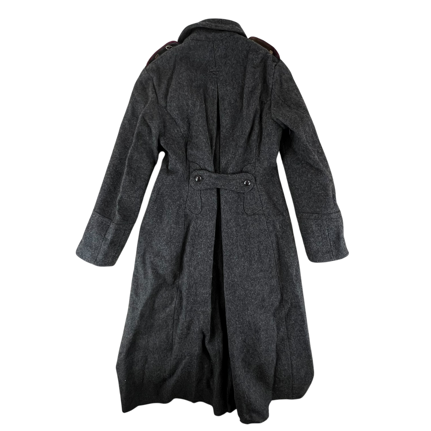 Bulgarian People's Army 50s Grey Wool Greatcoat - Medium