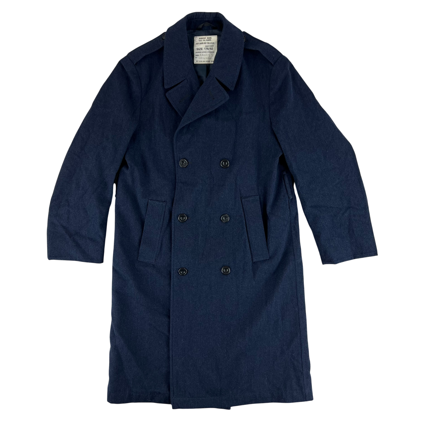 British RAF Raincoat Trench Coat - Medium 176/92