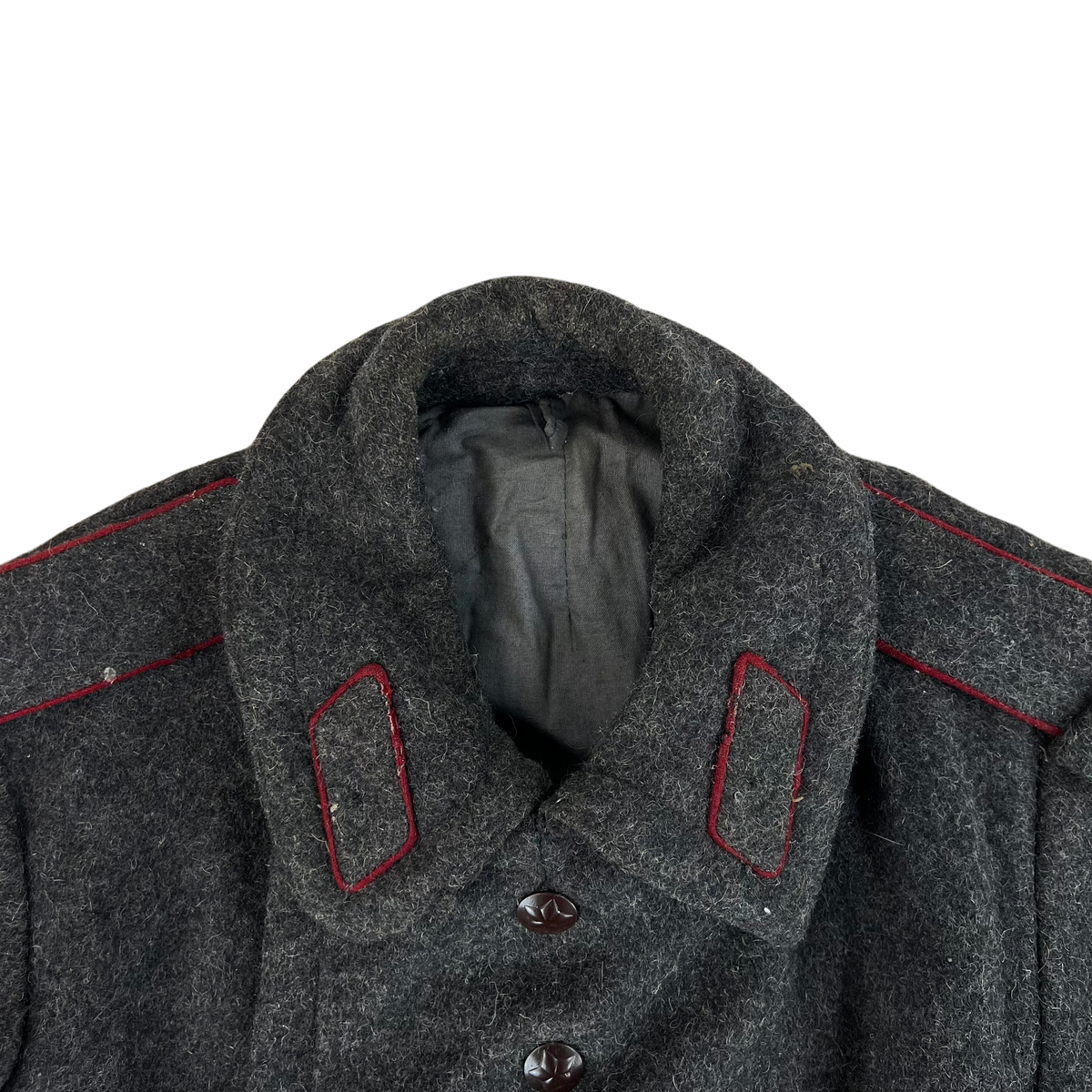 Bulgarian People's Army 60s Grey Wool Greatcoat - Medium