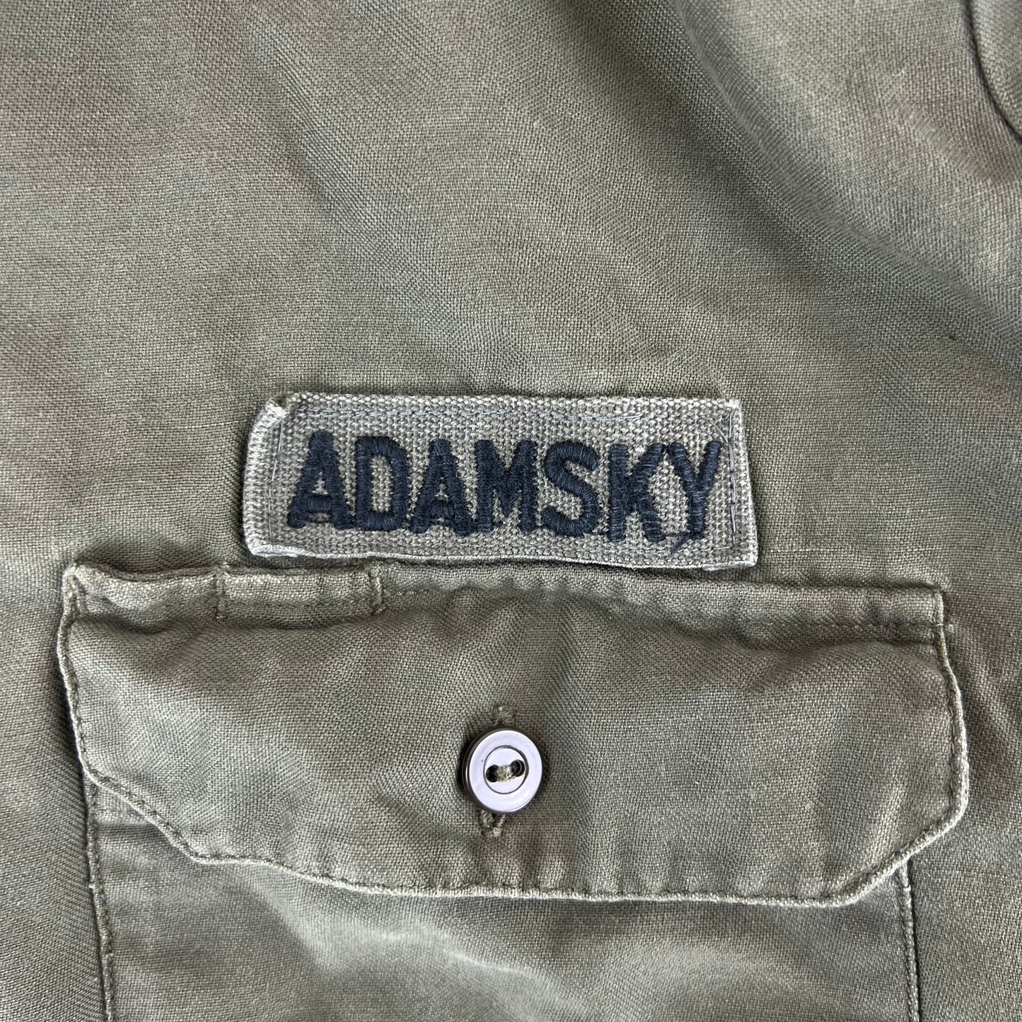 German Army Olive Green Long Sleeve Field Shirt - Large GrNr4