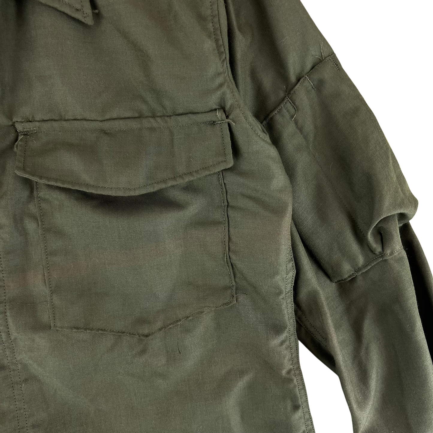 US Air Force 70's Green FR Hot Weather Flyer's Shirt - Medium