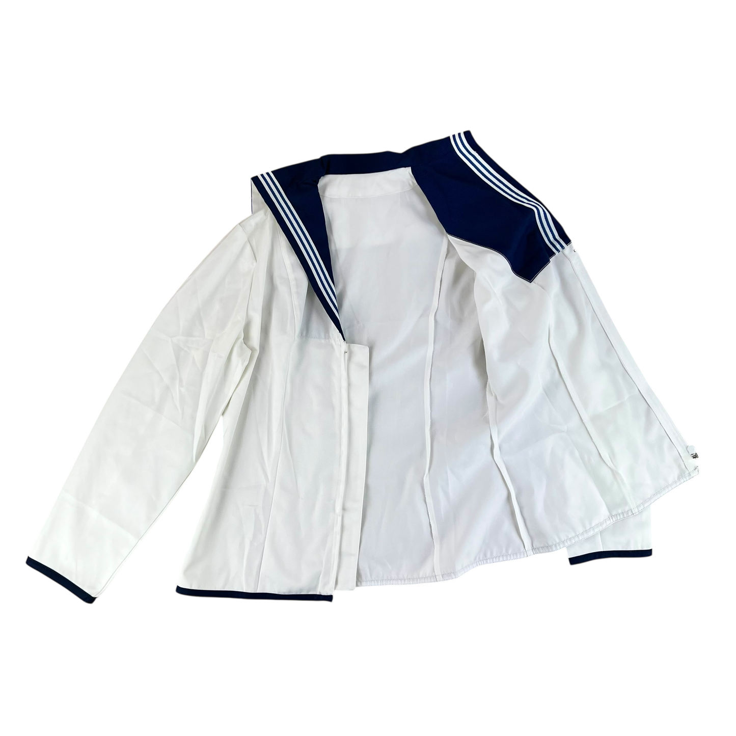 British Royal Navy Women's Class II White Jumper Sailor's Top - Medium 170/96