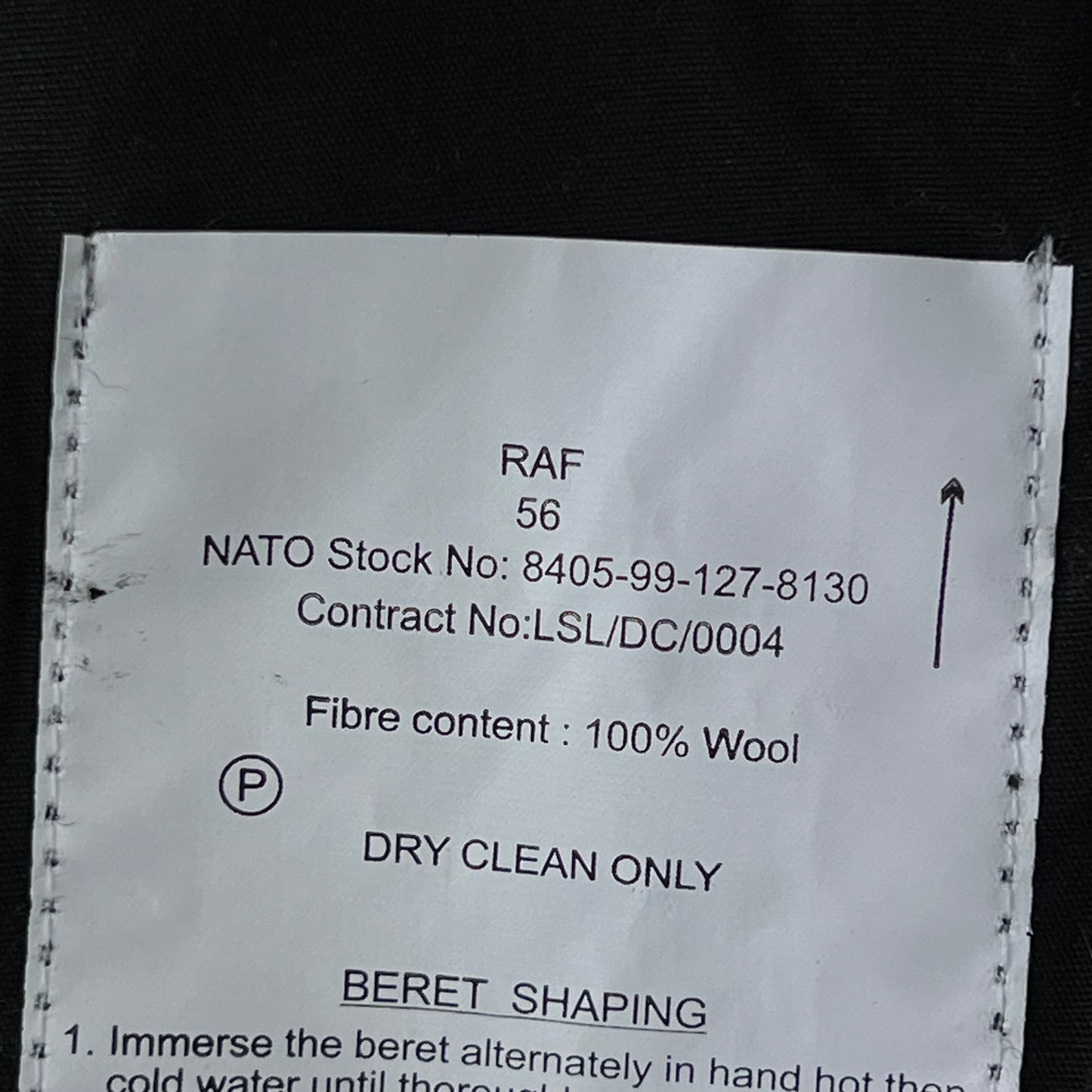 British RAF Beret w/ Badge - Small 56cm