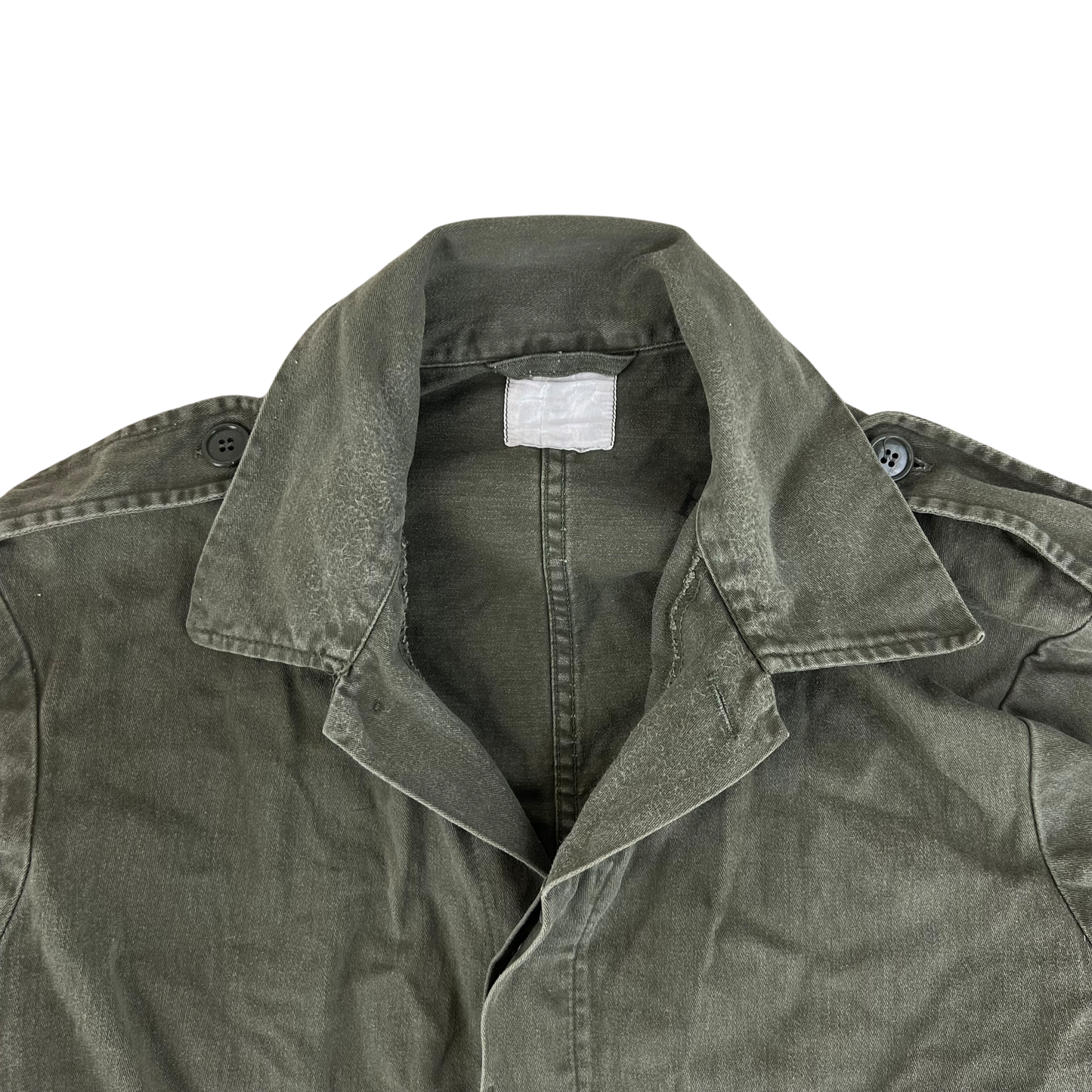 Dutch Army 70s Olive Drab Cotton Coveralls - Medium
