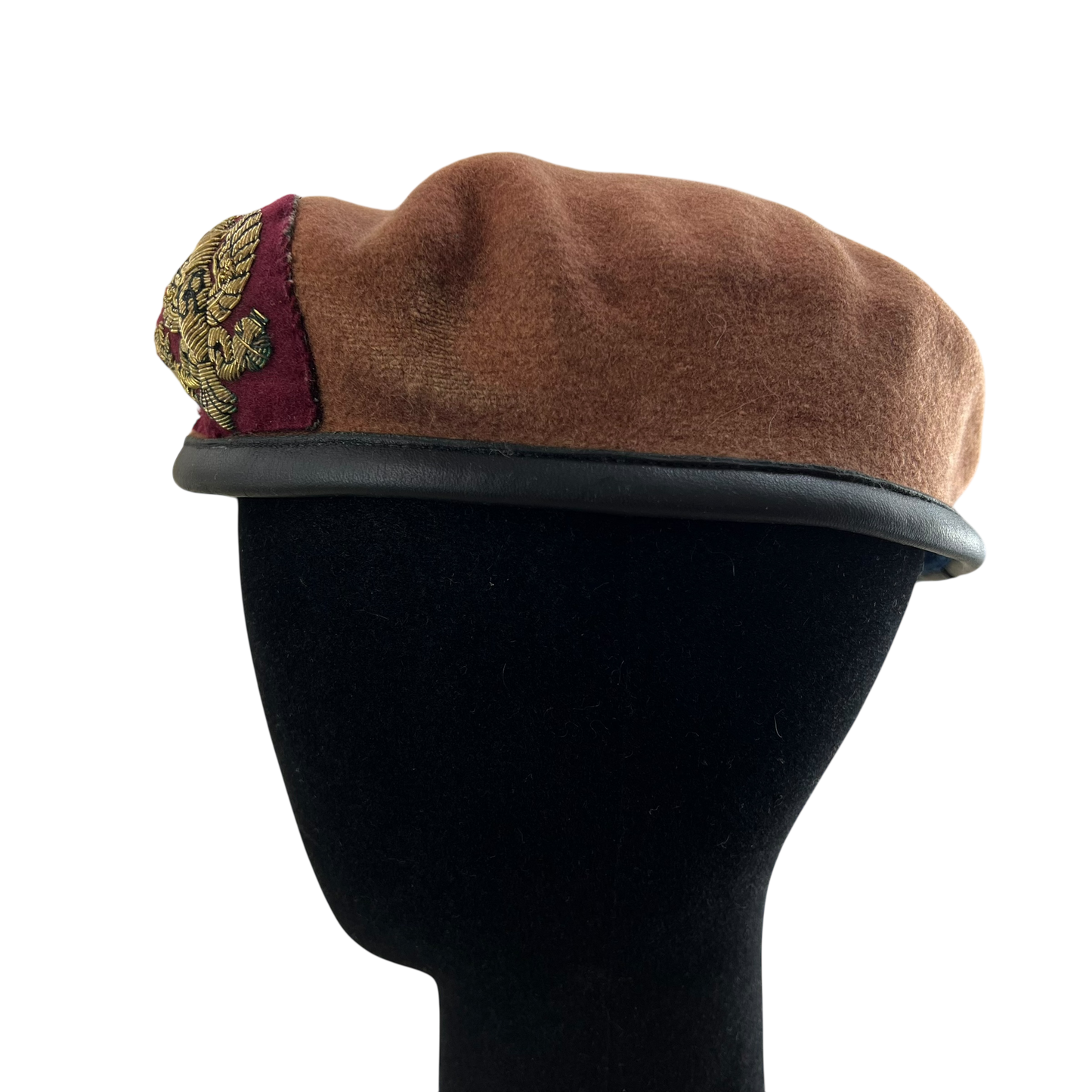 British Army Beret w/ Patch - King's Royal Hussars - Medium