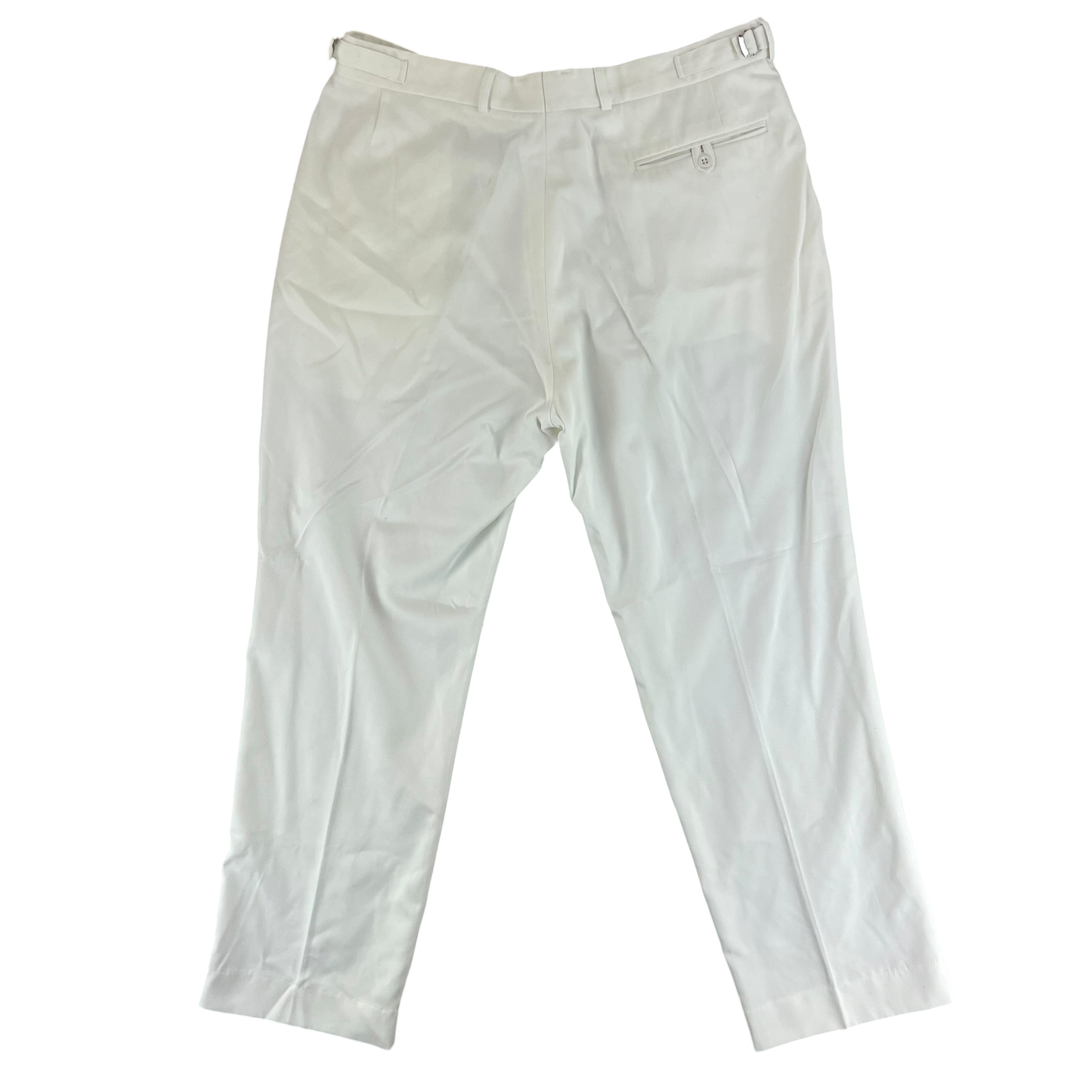 British Royal Navy Officers & Class I White Dress Trousers - W38 L30.5
