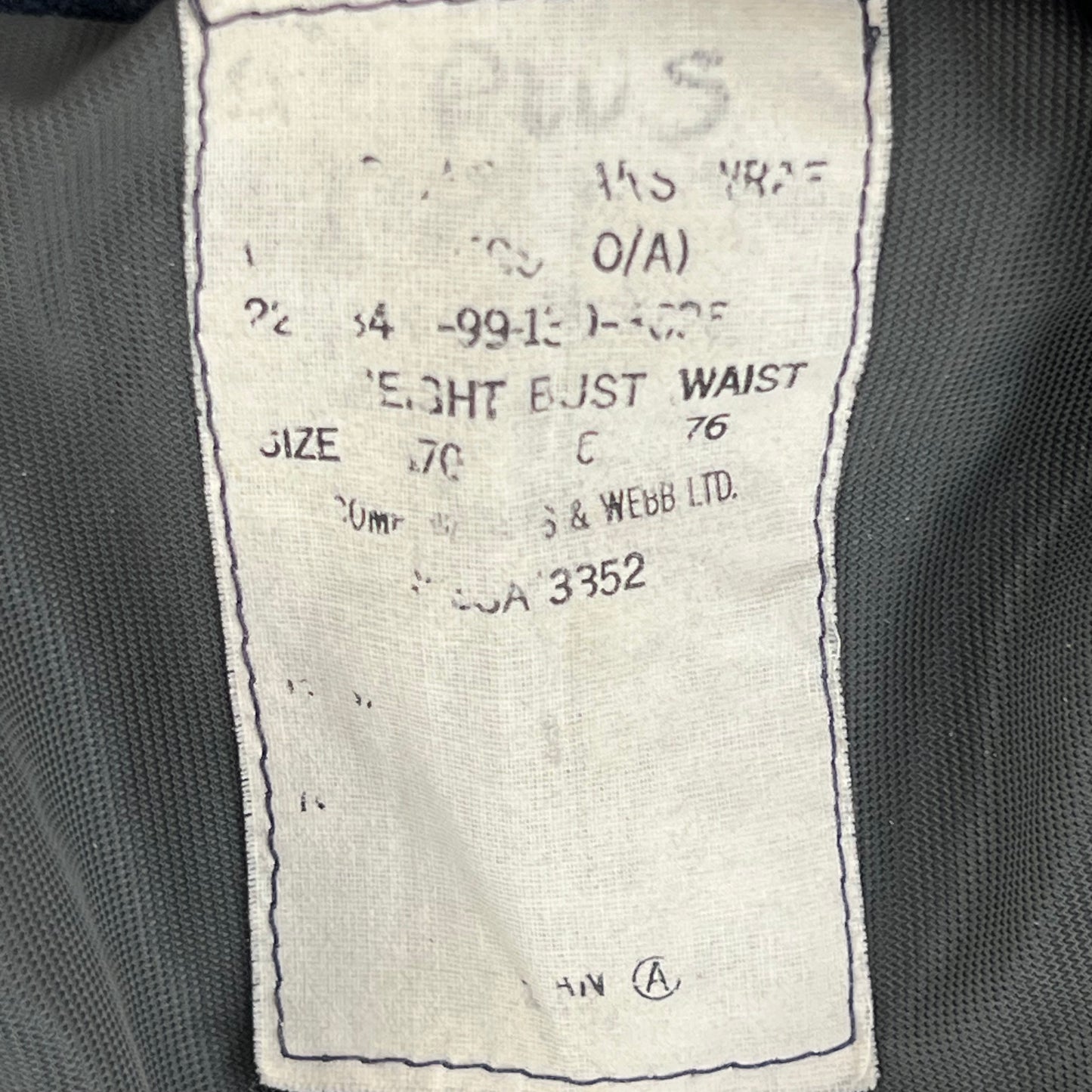 British Royal Air Force No. 1 Dress Jacket - WRAF Officers & WOs - Small