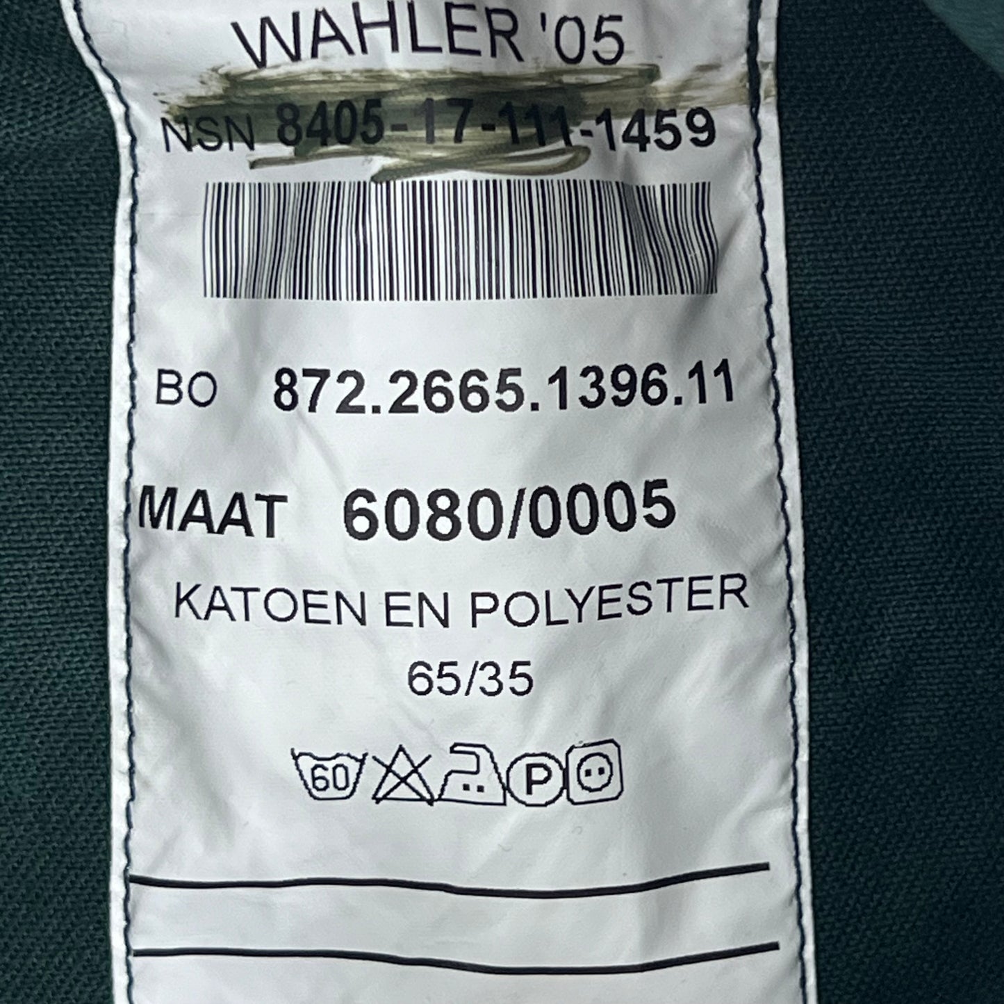 Dutch Army Forest Green Work Jacket - Large