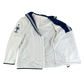 British Royal Navy Class II White Jumper Sailor's Top - Large 176/116