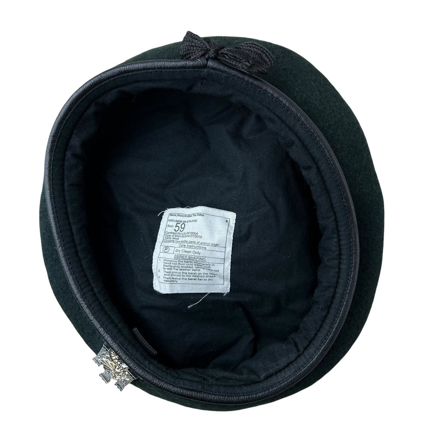 British Army Beret w Badge - Exeter University OTC - Large 59cm