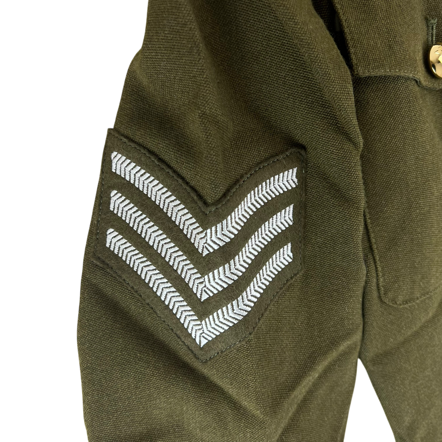 British Army 1980 Scottish Pattern No. 2 Olive Green Dress Jacket - Royal Regiment of Scotland - Medium 170/100