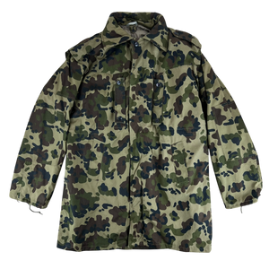 Romanian Army M1994 Fleck Leaf Camouflage Parka w/ Winter Liner - Large