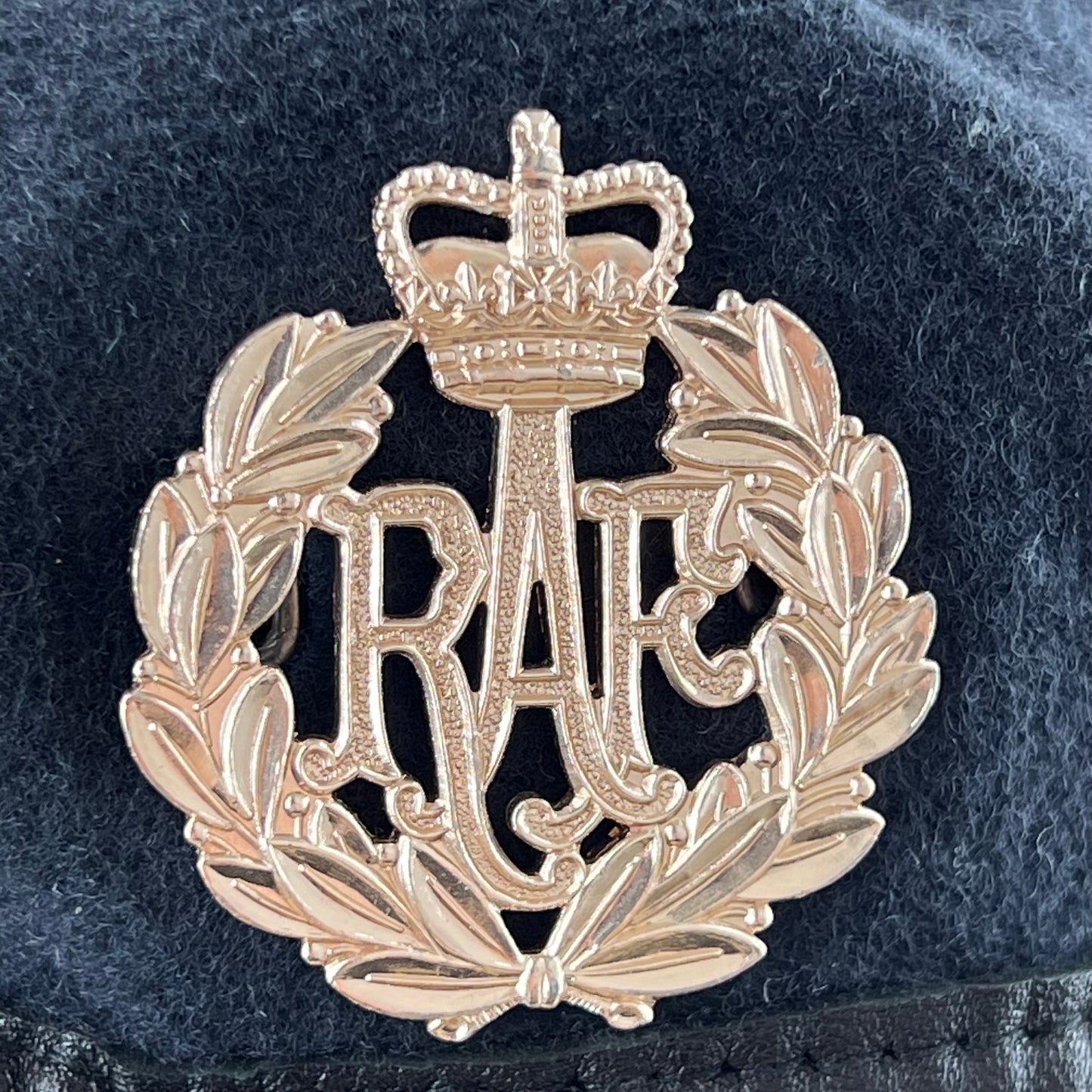 British RAF Beret w/ Badge - Small 56cm
