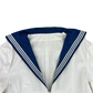British Royal Navy Class II White Jumper Sailor's Top - Large 170/104