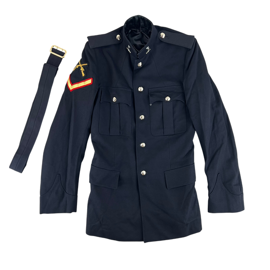 British Army No. 1 Dress Jacket w/ Belt - Royal Signals - Medium 188/96